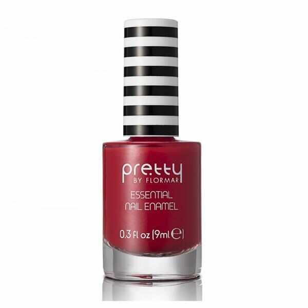 Lac de unghii Pretty by Flormar Essential Party Red 13, 9ml