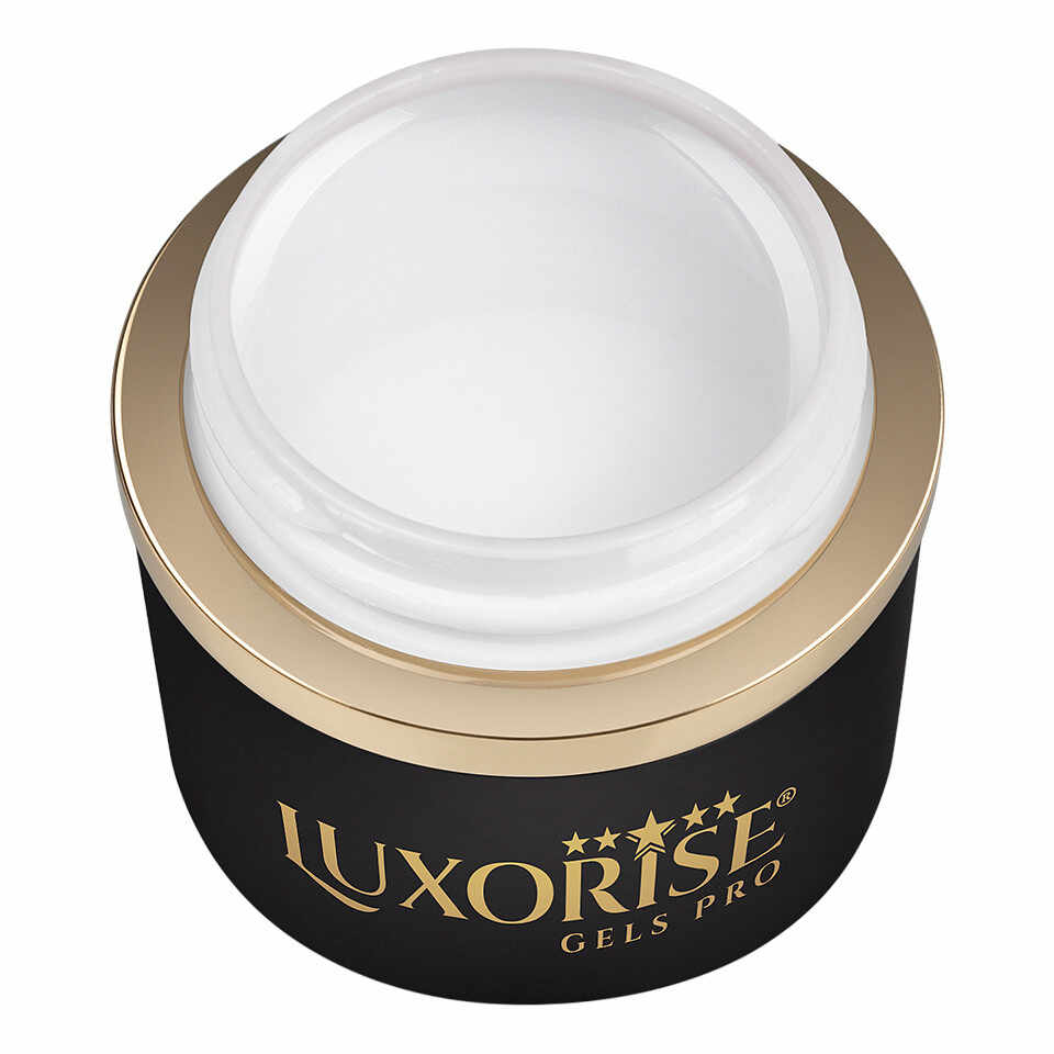 Gel UV Constructie Unghii RevoFlex LUXORISE 50ml, Milky White