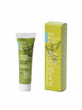Crema hidratanta pentru conturul ochilor The Beauty Seed, cu 60 % extract de aloe vera organic, 15 ml