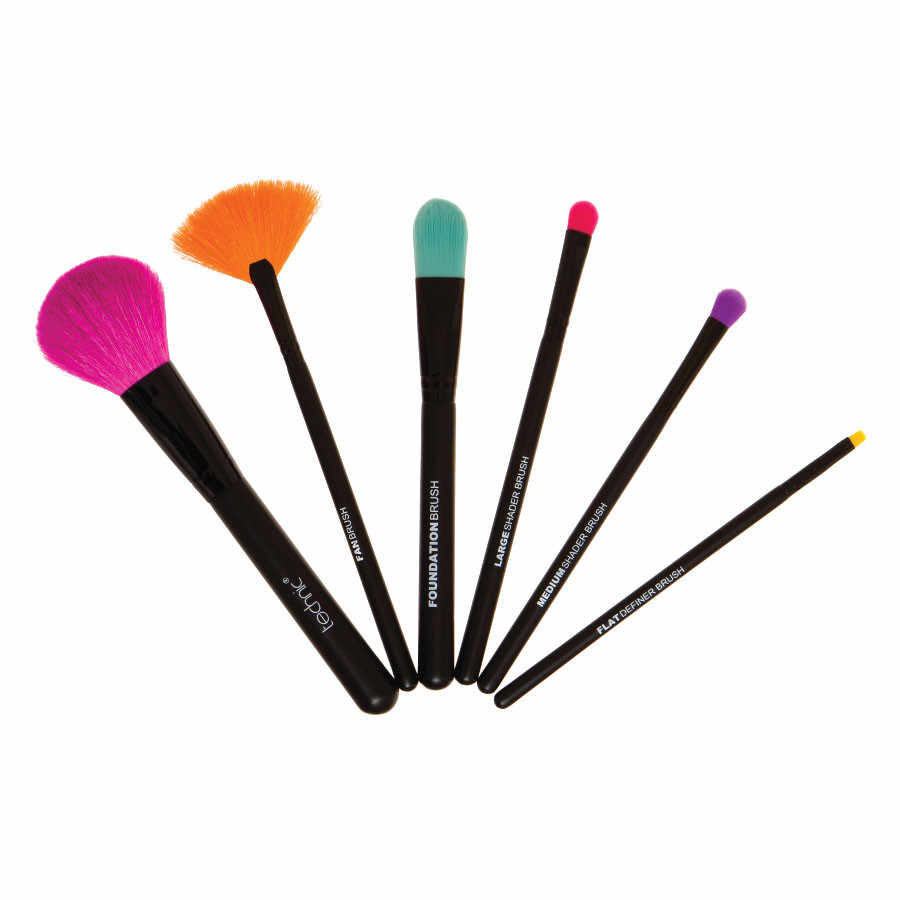 Set 6 pensule machiaj Technic Colour Brushes