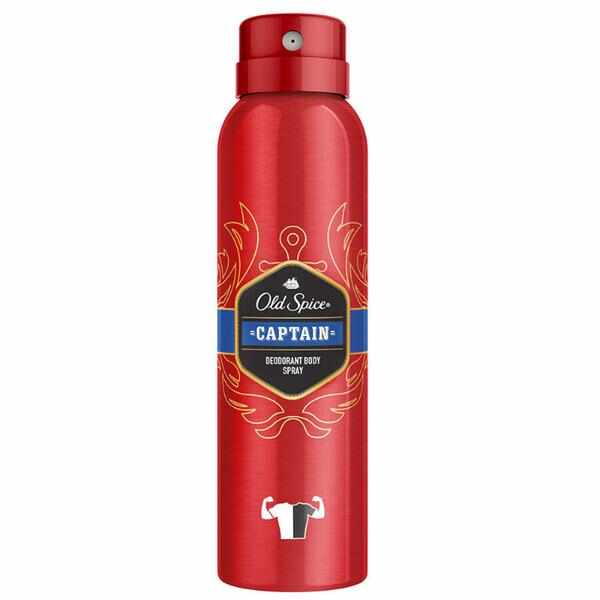 Deodorant Spray pentru Barbati - Old Spice Captain Deodorant Body Spray, 150 ml