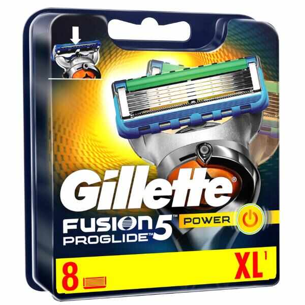 Rezerve Aparat de Ras Gillette Fusion Proglide Power - Gillette Fusion 5 Proglide Power, 8 buc