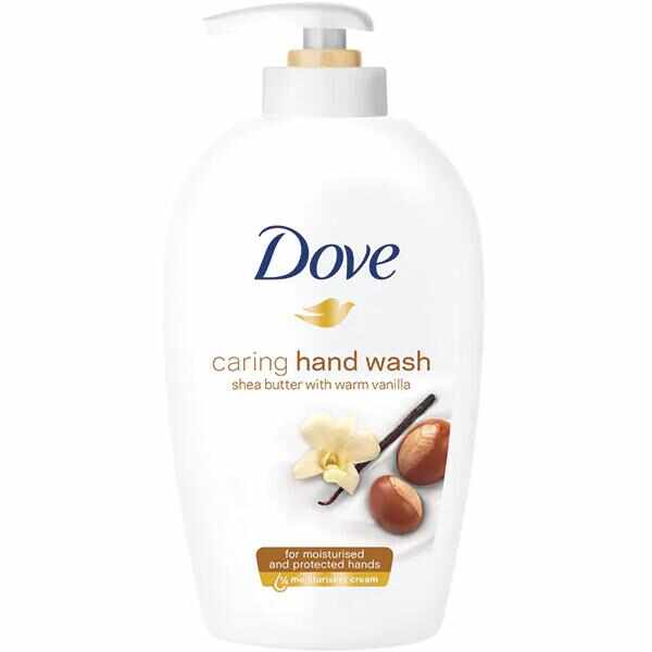 Sapun Lichid cu Unt de Shea si Vanilie - Dove Caring Hand Wash Shea Butter with Warm Vanilla, 250 ml