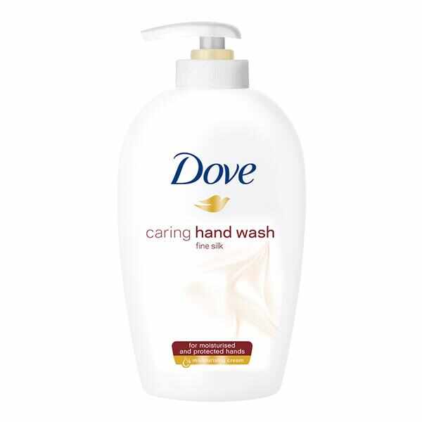 Sapun Lichid Delicat - Dove Caring Hand Wash Fine Silk, 250 ml