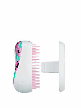 Perie de par Tangle Teezer, Compact Styler Smooth & Shine Digital Skin Pink Aqua, Roz Albastru