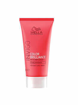 Masca Wella Professionals, Invigo Color Brilliance, pentru par fin/normal vopsit, 30 ml