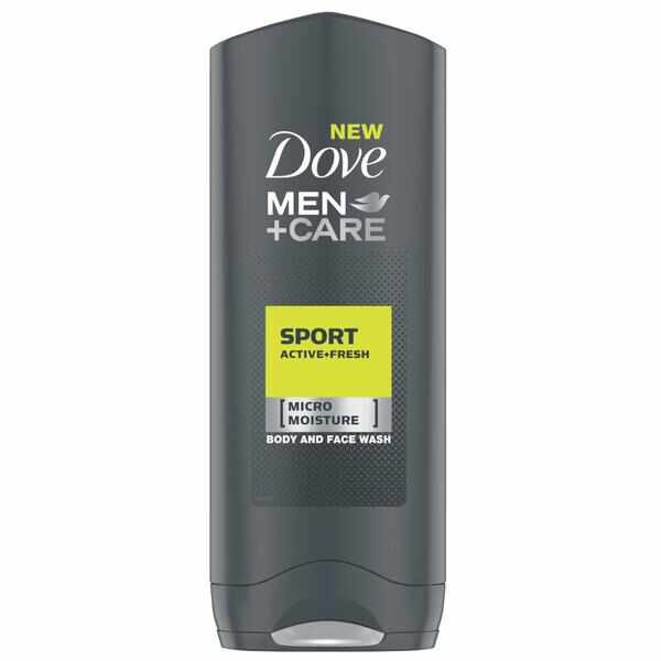 Gel de Dus Sport Revigorant pentru Barbati - Dove Men +Care Sport Active+ Fresh Body and Face Wash, 250 ml