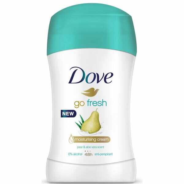 Deodorant Stick Antiperspirant Para si Aloe Vera - Dove Go Fresh Pear & Aloe Vera Scent, 40 ml