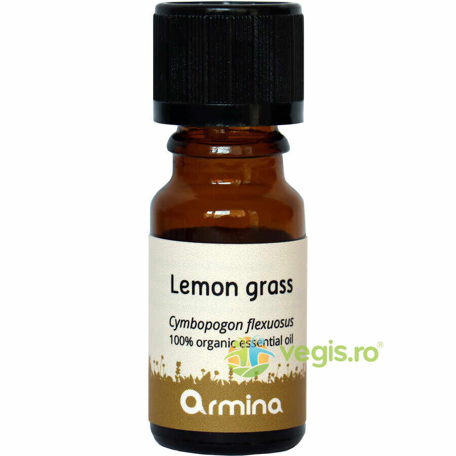 Ulei Esential de Lemongrass (Cymbopogon flexuosus) Ecologic/Bio 10ml