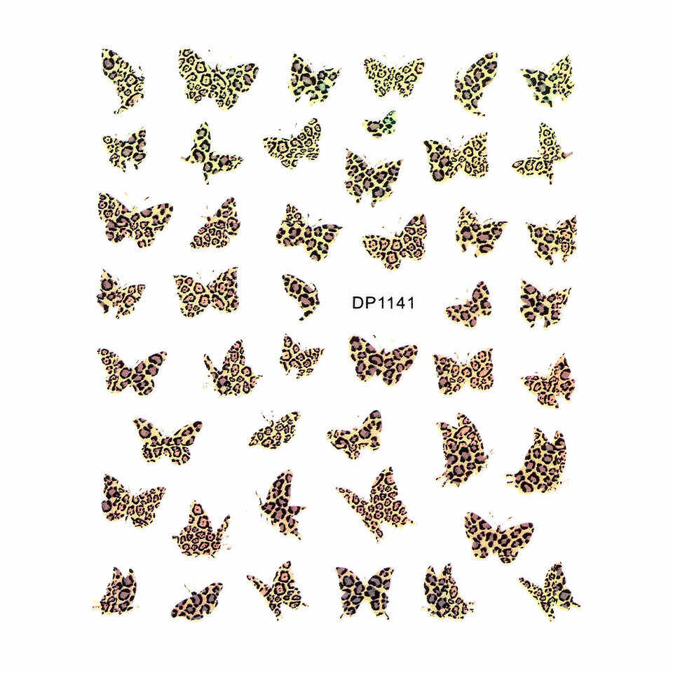 Abtibild Unghii SensoPRO Milano Butterfly Print, model DP1141