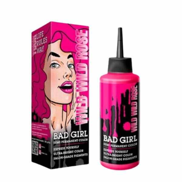 Semi permanent color - Bad Girl- Wild Wild Rose - Roz Bombon Tonika, 150ml