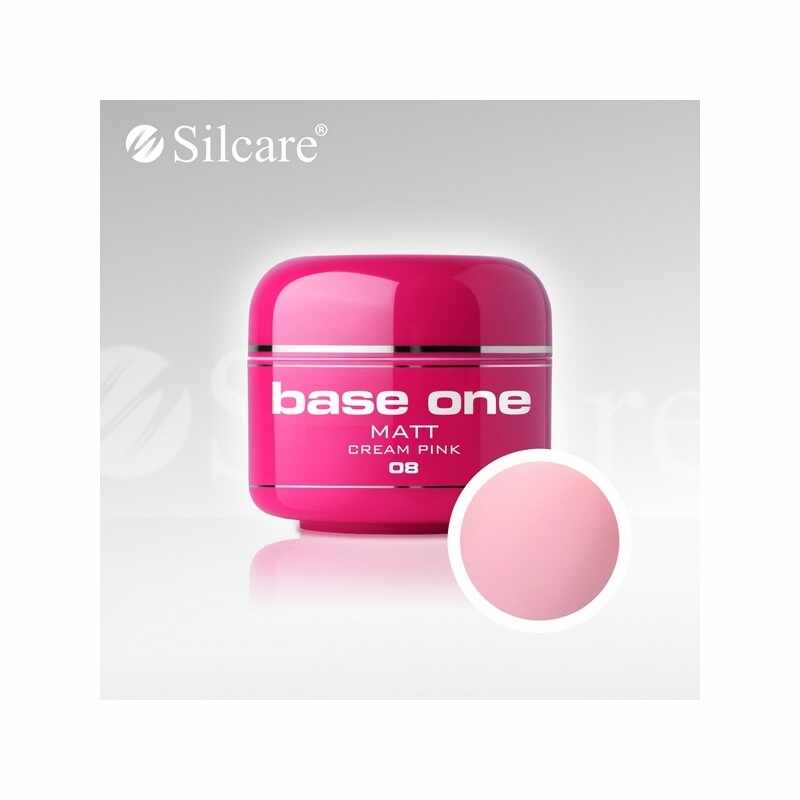 Gel UV Color Base One 5 g Matt cream-pink-08