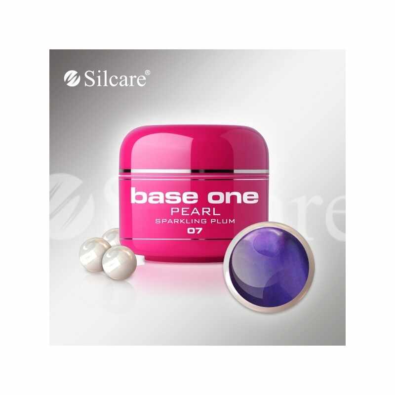 Gel UV Color Base One 5 g Pearl sparkling-plum-07
