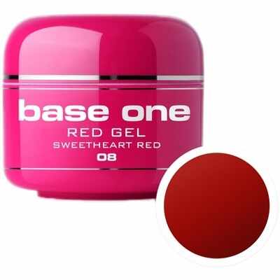 Gel UV Color Base One 5 g Red sweetheart-red-08