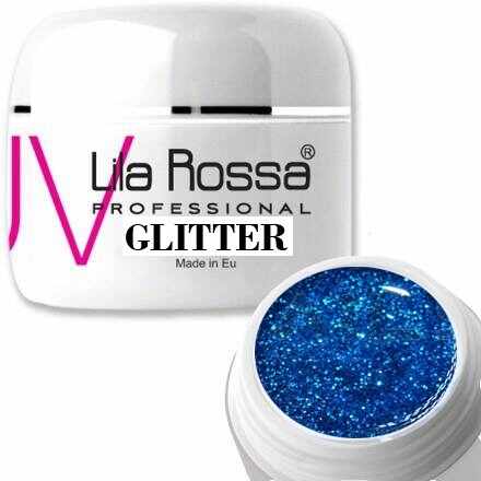 Gel uv color Lila Rossa GLITTER 5 g E24-07