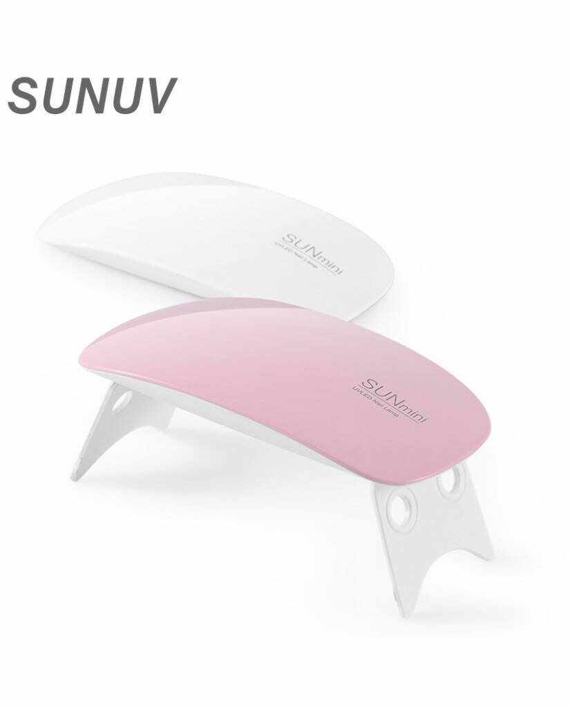 Lampa UV - LED 6W Sun Mini - Alb / Roz Roz