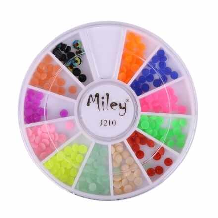 Decor Pentru Unghii Miley 12 Pozitii Color Mix
