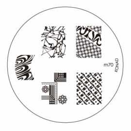 Matrita Metalica Pentru Stampile Unghii Konad M70