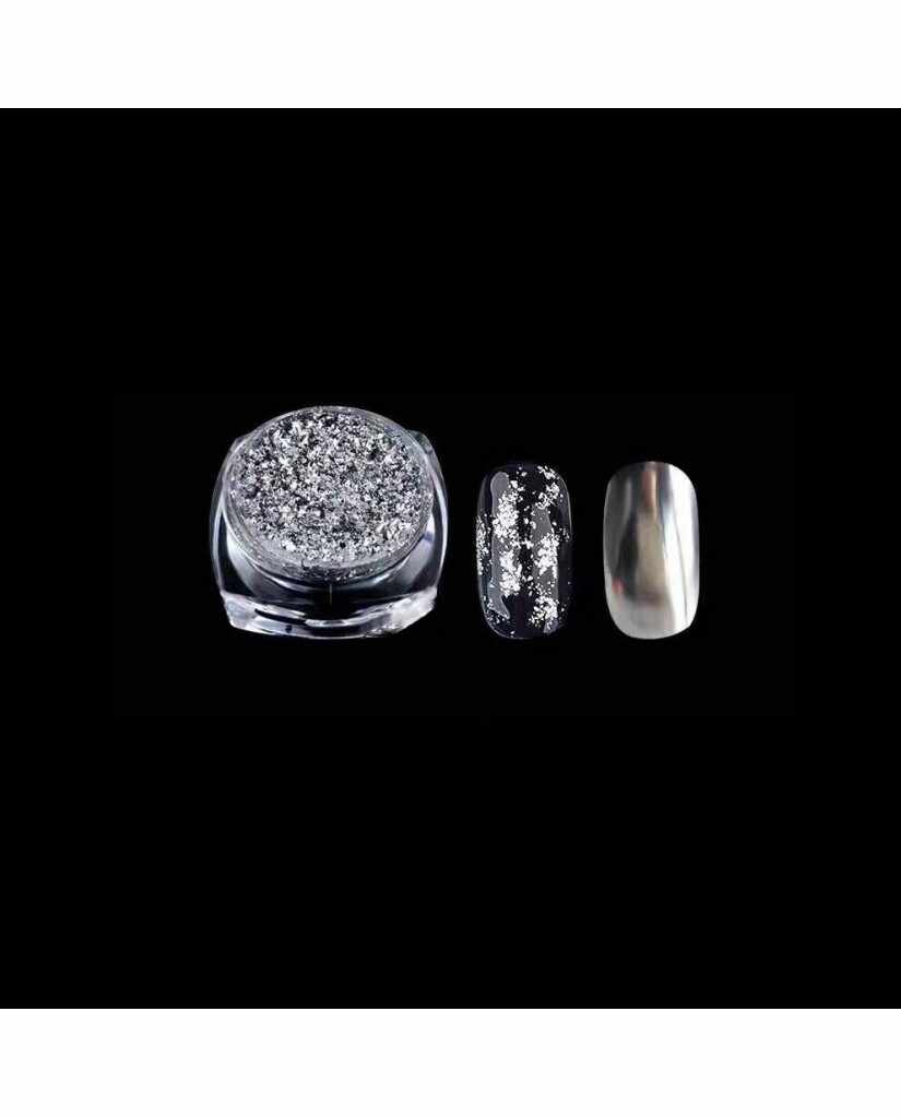 Pudra Unghii cu Efect de Oglinda Platinum G518-sv