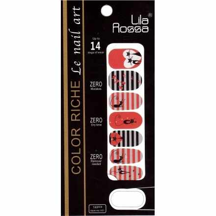 Sticker Unghii 14 In 1 Lila Rossa Lr020