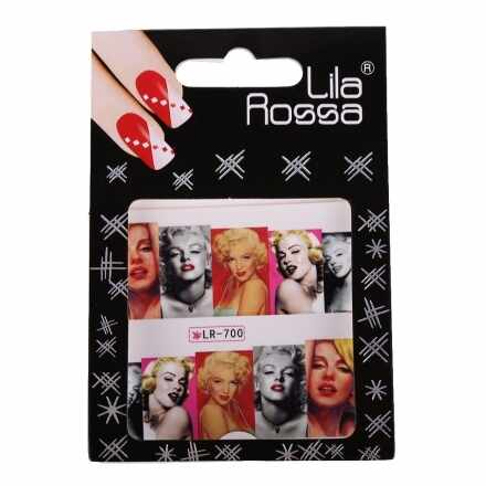 Sticker Unghii cu Efect 3D Lila Rossa Marilyn Monroe