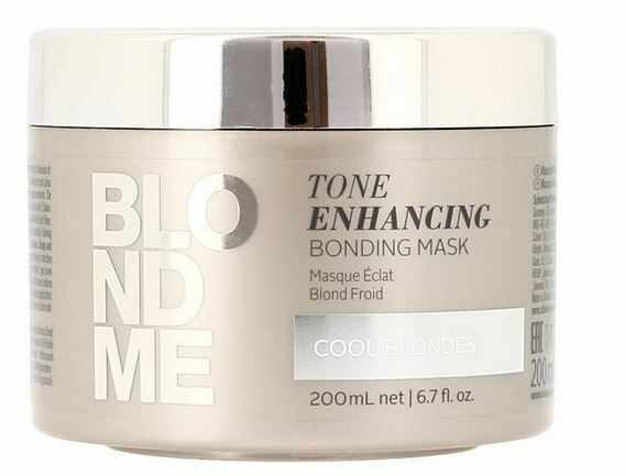 Masca pentru Parul Blond Platinat Schwarzkopf Professional, BlondMe Tone Enhancing, 200 ml