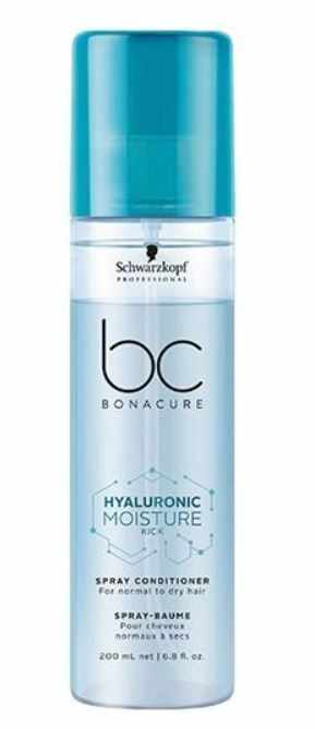 Spray Balsam pentru Hidratarea Parului Schwarzkopf Professional, Bonacure Hyaluronic Moisture Kick, 200 ml