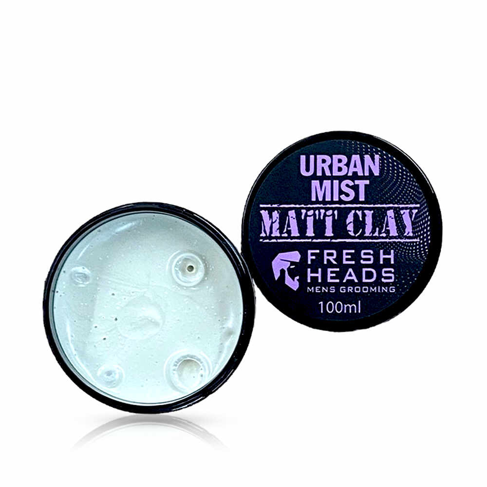 FRESH HEADS - Ceara pentru par Matte Clay - Urban Mist - 100 ml
