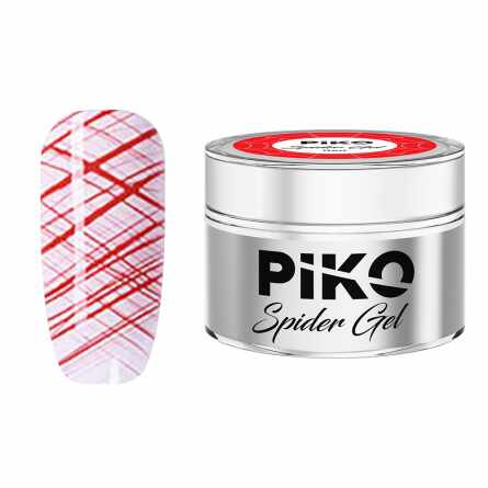 Gel UV Piko, Spider Gel, Red, Silver Box, 5g