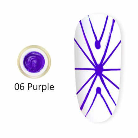 Spider Gel UV, Canni, Purple, 8 ml