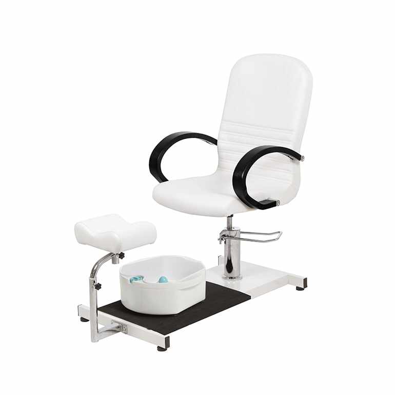 Complex Pedichiura Silver Fox Astra White Pedicure Spa Chair