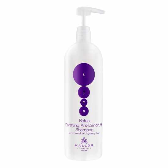 Sampon Anti-Matreata - Kallos KJMN Fortifying Anti-Dandruff Shampoo for Normal and Greasy Hair 1000ml