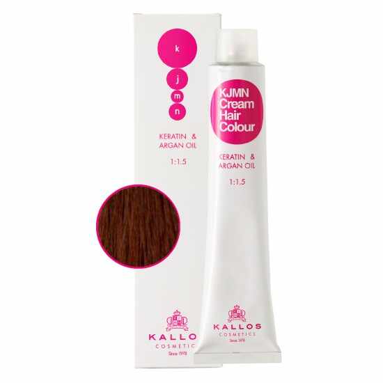 Vopsea Permanenta - Nucsoara - Kallos KJMN Cream Hair Colour nuanta 5.74 Nutmeg 100ml