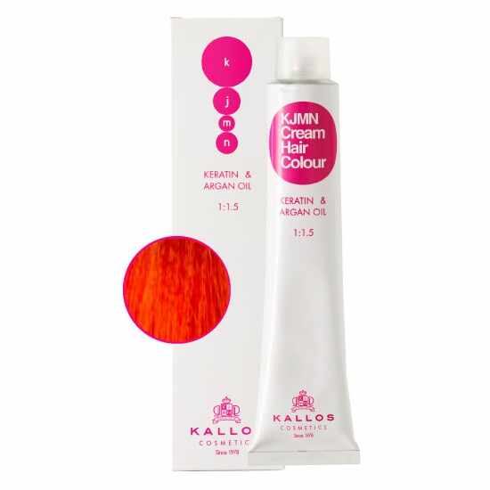 Vopsea Permanenta Mixton - Aramiu - Kallos KJMN Cream Hair Colour nuanta 0.44 Copper 100ml