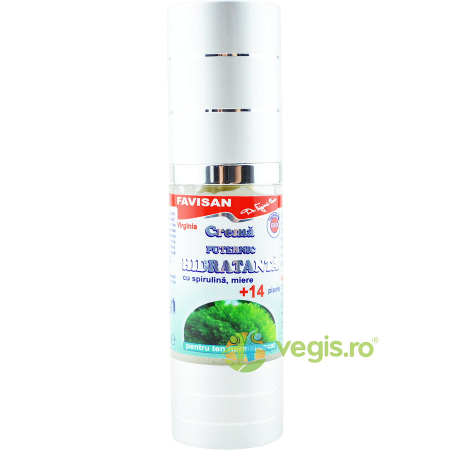 Crema Puternic Hidratanta cu Spirulina + 14 Plante Virginia 30ml