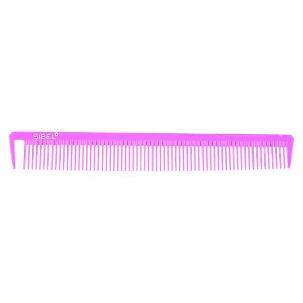 Pieptene profesional tehnic pentru frizeri, barber, salon, coafor, culoare Roz