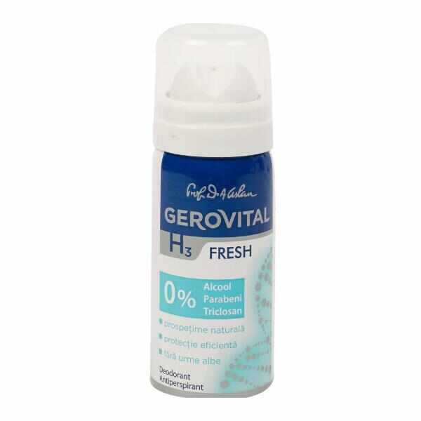 Deodorant Antiperspirant Gerovital H3 Evolution - Fresh, 40ml