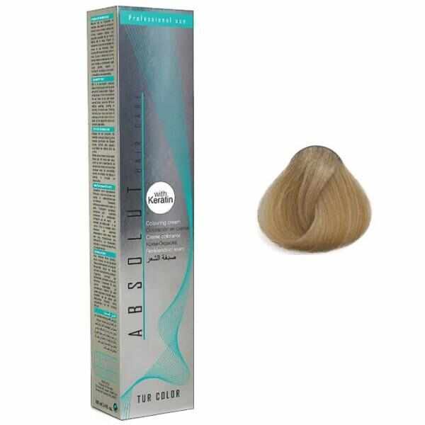 Vopsea Permanenta Absolut Hair Care Colouring Cream, nuanta 10.3 - Blond Platinat Auriu, 100ml