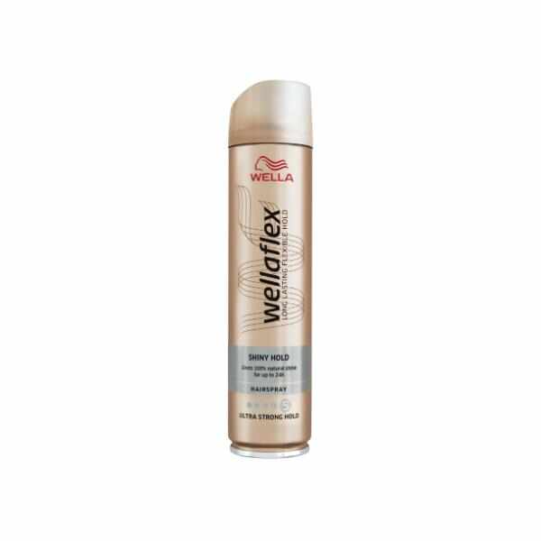 Fixativ pentru Stralucire cu Fixare Extra Puternica - Wella Wellaflex Hairspray Shiny Hold Ultra Strong Hold, 250 ml