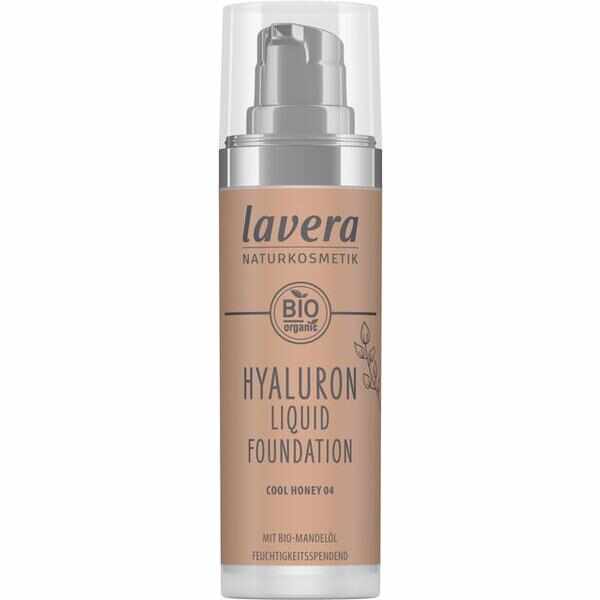 Fond de Ten Bio Hyaluron Liquid Cool Honey 04 Lavera, 30ml