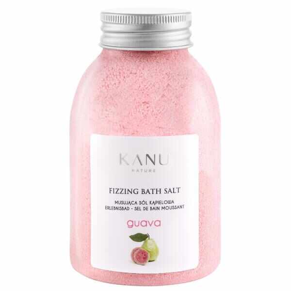 Sare de Baie Spumanta cu Parfum de Guava - KANU Nature Fizzing Bath Salt Guava, 250 g