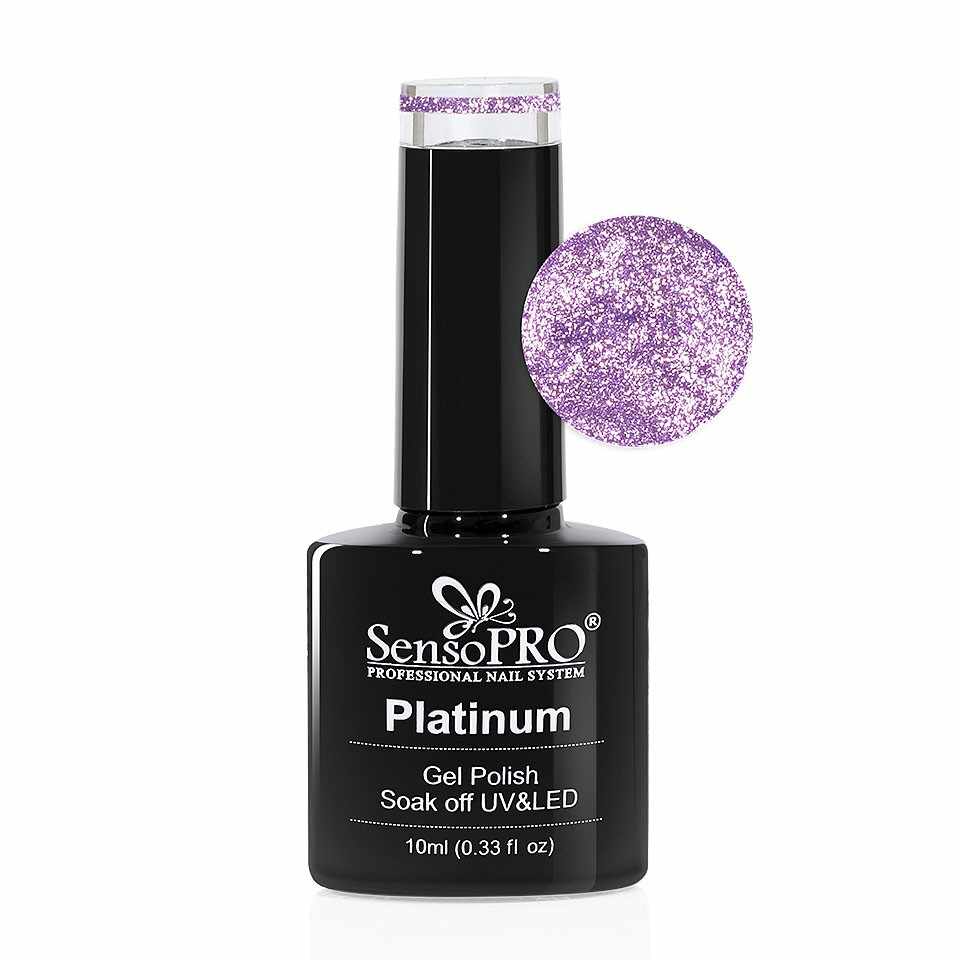 Oja Semipermanenta Platinum SensoPRO Milano 10ml, Purple Pearls #07