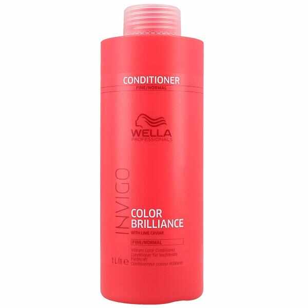 Balsam pentru Par Vopsit, Fin sau Normal - Wella Professionals Invigo Color Brilliance Vibrant Color Conditioner Fine/Normal Hair, 1000ml