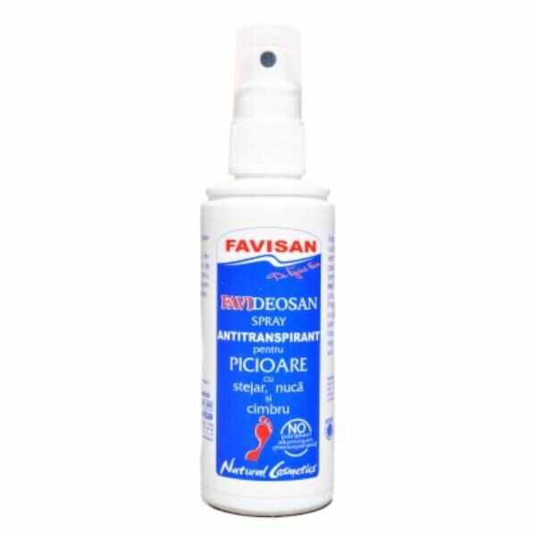 Spray Antiperspirant pentru Picioare Favideosan Favisan, 100ml