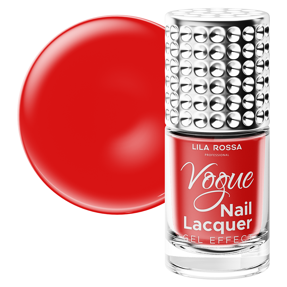 Lac de unghii, Lila Rossa, Vogue, gel effect, 10 ml, Red Intuition