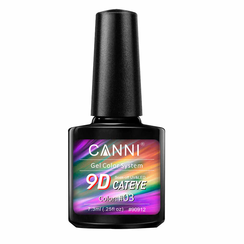 Oja semipermanenta Canni, 9D Cat Eye, 7.3 ml, nuanta 03