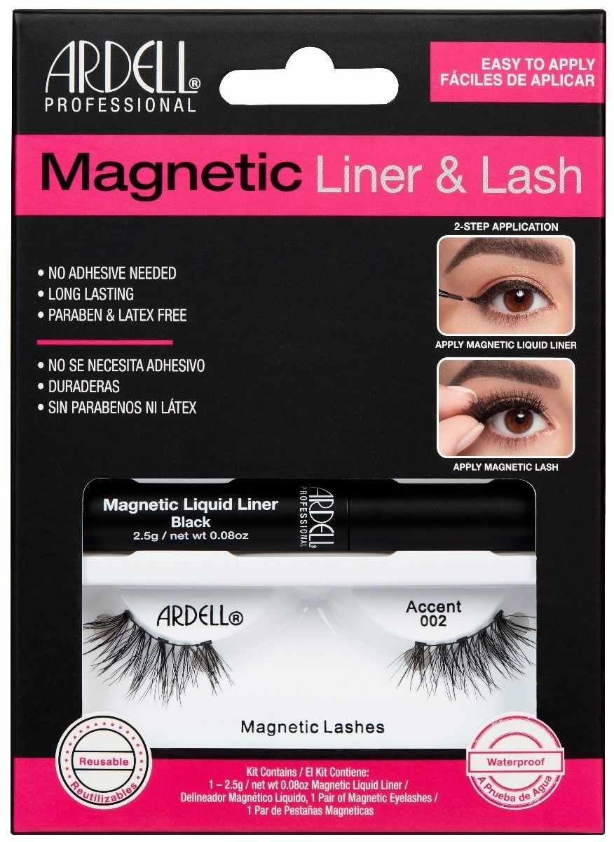 Gene False Magnetice Ardell Accent 002 + Eyeliner gel
