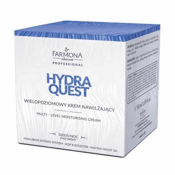 Crema Hidratanta Multifunctionala - Farmona Hydra Quest Multi-Level Moisturising Cream, 50ml