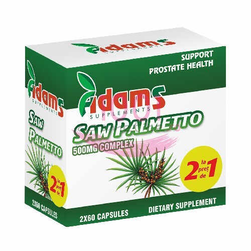 ADAMS SUPPLEMENTS SAW PALMETTO PACHET 1+1 GRATIS 2X30 TABLETE