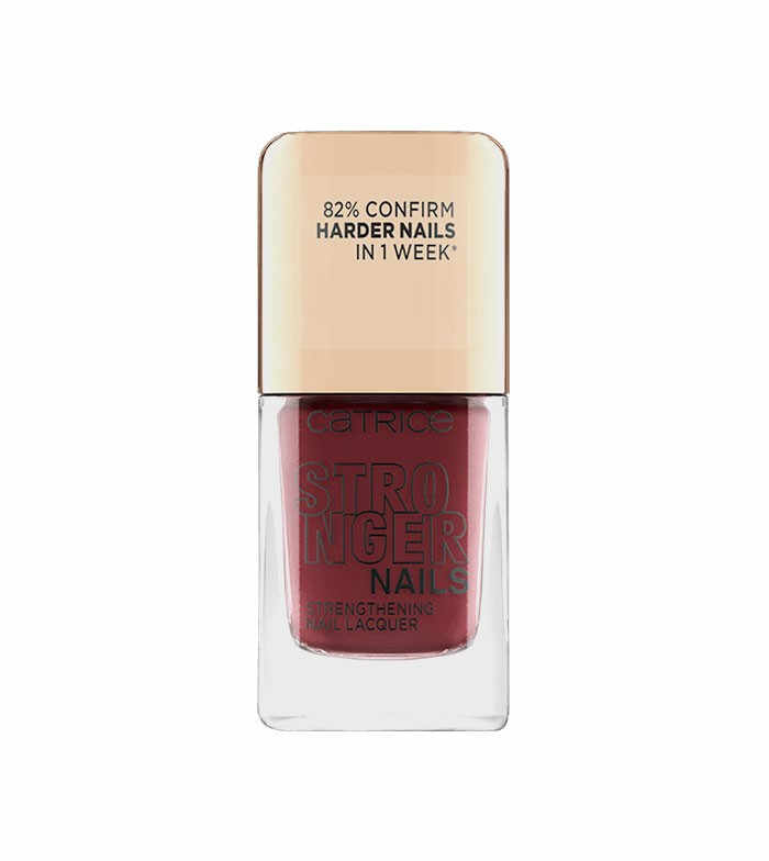 CATRICE STRONGER NAILS STRENGHTENING NAIL LACQUER LAC DE UNGHII INTARITOR POWERFUL RED 01